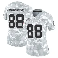 Kansas City Chiefs Women's Limited Arctic Camo 2024 Salute to Service Jersey (88 Jake Briningstool)