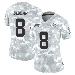 Kansas City Chiefs Women's Limited Arctic Camo 2024 Salute to Service Jersey (8 Carlos Dunlap)