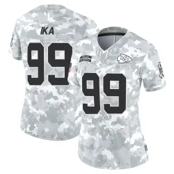 Kansas City Chiefs Women's Limited Arctic Camo 2024 Salute to Service Jersey (99 Siaki Ika)
