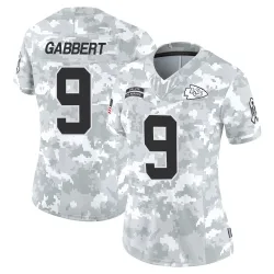 Kansas City Chiefs Women's Limited Arctic Camo 2024 Salute to Service Jersey (9 Blaine Gabbert)