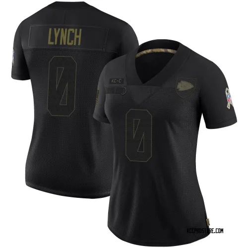 Kansas City Chiefs Women's Limited Black 2020 Salute To Service Jersey (0 Blake Lynch)