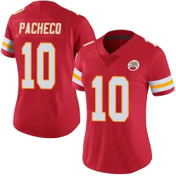 Kansas City Chiefs Women's Limited Red Team Color Vapor Untouchable Jersey (10 Isiah Pacheco)