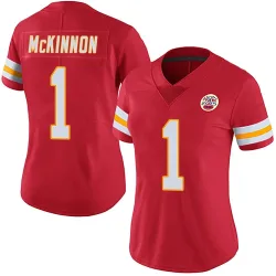 Kansas City Chiefs Women's Limited Red Team Color Vapor Untouchable Jersey (1 Jerick McKinnon)