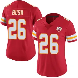 Kansas City Chiefs Women's Limited Red Team Color Vapor Untouchable Jersey (26 Deon Bush)