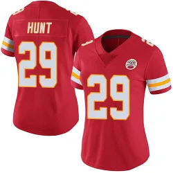 Kansas City Chiefs Women's Limited Red Team Color Vapor Untouchable Jersey (29 Kareem Hunt)