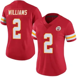 Kansas City Chiefs Women's Limited Red Team Color Vapor Untouchable Jersey (2 Joshua Williams)