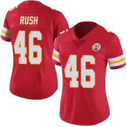 Kansas City Chiefs Women's Limited Red Team Color Vapor Untouchable Jersey (46 Darius Rush)
