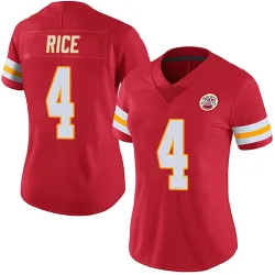 Kansas City Chiefs Women's Limited Red Team Color Vapor Untouchable Jersey (4 Rashee Rice)