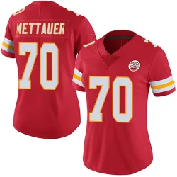 Kansas City Chiefs Women's Limited Red Team Color Vapor Untouchable Jersey (70 McKade Mettauer)