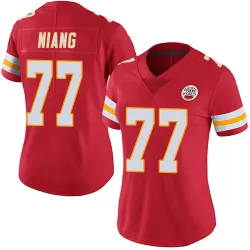 Kansas City Chiefs Women's Limited Red Team Color Vapor Untouchable Jersey (77 Lucas Niang)
