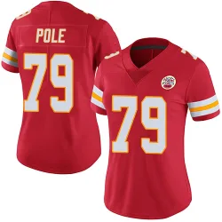 Kansas City Chiefs Women's Limited Red Team Color Vapor Untouchable Jersey (79 Esa Pole)