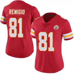 Kansas City Chiefs Women's Limited Red Team Color Vapor Untouchable Jersey (81 Nikko Remigio)