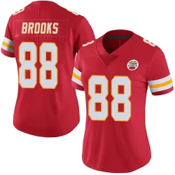Kansas City Chiefs Women's Limited Red Team Color Vapor Untouchable Jersey (88 Phillip Brooks)