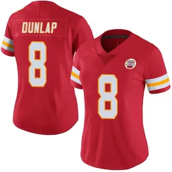 Kansas City Chiefs Women's Limited Red Team Color Vapor Untouchable Jersey (8 Carlos Dunlap)