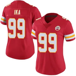 Kansas City Chiefs Women's Limited Red Team Color Vapor Untouchable Jersey (99 Siaki Ika)