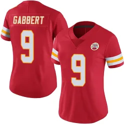 Kansas City Chiefs Women's Limited Red Team Color Vapor Untouchable Jersey (9 Blaine Gabbert)