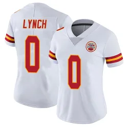 Kansas City Chiefs Women's Limited White Vapor Untouchable Jersey (0 Blake Lynch)