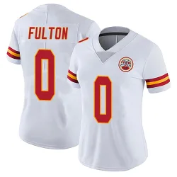 Kansas City Chiefs Women's Limited White Vapor Untouchable Jersey (0 Kristian Fulton)