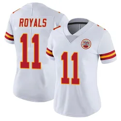 Kansas City Chiefs Women's Limited White Vapor Untouchable Jersey (11 Jalen Royals)