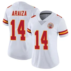 Kansas City Chiefs Women's Limited White Vapor Untouchable Jersey (14 Matt Araiza)