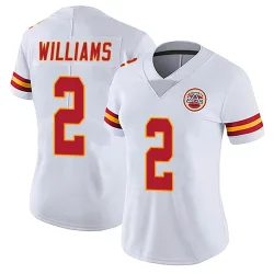 Kansas City Chiefs Women's Limited White Vapor Untouchable Jersey (2 Joshua Williams)