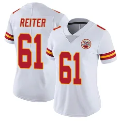 Kansas City Chiefs Women's Limited White Vapor Untouchable Jersey (61 Austin Reiter)