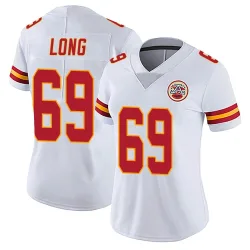 Kansas City Chiefs Women's Limited White Vapor Untouchable Jersey (69 Kyle Long)