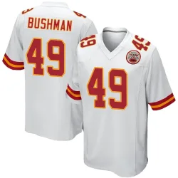 Kansas City Chiefs Youth Game White Jersey (49 Matt Bushman)