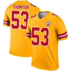 Kansas City Chiefs Youth Legend Gold Inverted Jersey (53 BJ Thompson)