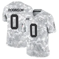Kansas City Chiefs Youth Limited Arctic Camo 2024 Salute to Service Jersey (0 Janarius Robinson)