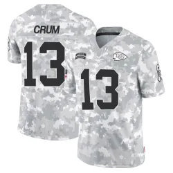 Kansas City Chiefs Youth Limited Arctic Camo 2024 Salute to Service Jersey (13 Dustin Crum)