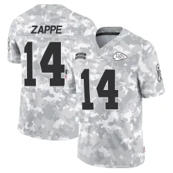 Kansas City Chiefs Youth Limited Arctic Camo 2024 Salute to Service Jersey (14 Bailey Zappe)