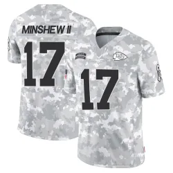 Kansas City Chiefs Youth Limited Arctic Camo 2024 Salute to Service Jersey (17 Gardner Minshew)