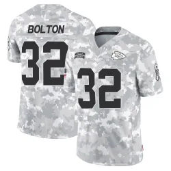 Kansas City Chiefs Youth Limited Arctic Camo 2024 Salute to Service Jersey (32 Nick Bolton)