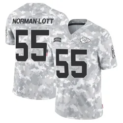 Kansas City Chiefs Youth Limited Arctic Camo 2024 Salute to Service Jersey (55 Omarr Norman-Lott)