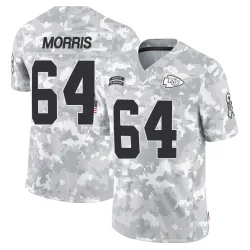 Kansas City Chiefs Youth Limited Arctic Camo 2024 Salute to Service Jersey (64 Wanya Morris)