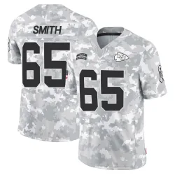 Kansas City Chiefs Youth Limited Arctic Camo 2024 Salute to Service Jersey (65 Trey Smith)