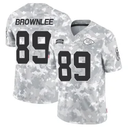 Kansas City Chiefs Youth Limited Arctic Camo 2024 Salute to Service Jersey (89 Jason Brownlee)