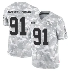 Kansas City Chiefs Youth Limited Arctic Camo 2024 Salute to Service Jersey (91 Felix Anudike-Uzomah)