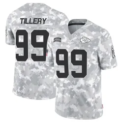Kansas City Chiefs Youth Limited Arctic Camo 2024 Salute to Service Jersey (99 Jerry Tillery)