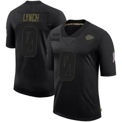 Kansas City Chiefs Youth Limited Black 2020 Salute To Service Jersey (0 Blake Lynch)