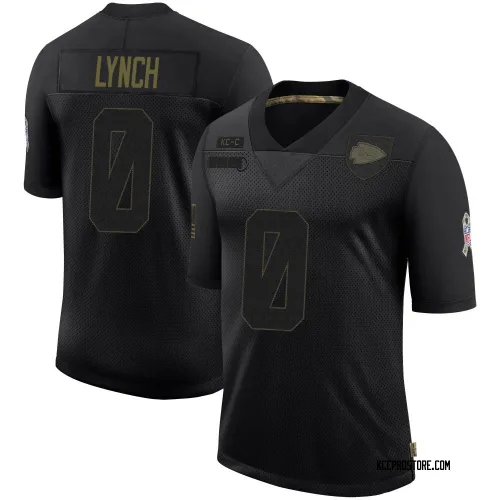 Kansas City Chiefs Youth Limited Black 2020 Salute To Service Jersey (0 Blake Lynch)