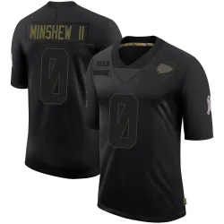 Kansas City Chiefs Youth Limited Black 2020 Salute To Service Jersey (0 Gardner Minshew)