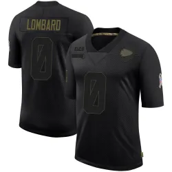 Kansas City Chiefs Youth Limited Black 2020 Salute To Service Jersey (0 Joey Lombard)