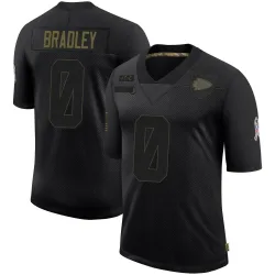 Kansas City Chiefs Youth Limited Black 2020 Salute To Service Jersey (0 Shaun Bradley)