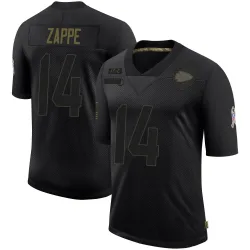 Kansas City Chiefs Youth Limited Black 2020 Salute To Service Jersey (14 Bailey Zappe)