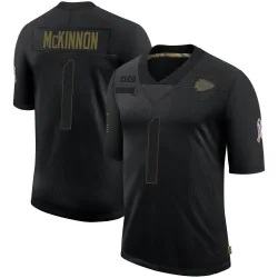 Kansas City Chiefs Youth Limited Black 2020 Salute To Service Jersey (1 Jerick McKinnon)