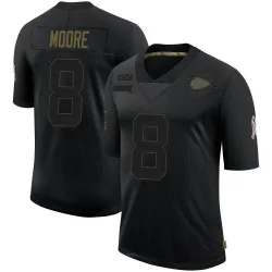 Kansas City Chiefs Youth Limited Black 2020 Salute To Service Jersey (8 Matt Moore)