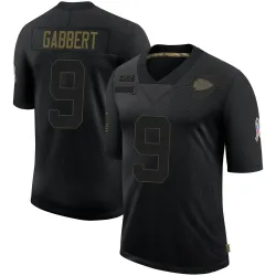 Kansas City Chiefs Youth Limited Black 2020 Salute To Service Jersey (9 Blaine Gabbert)