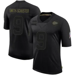 Kansas City Chiefs Youth Limited Black 2020 Salute To Service Jersey (9 JuJu Smith-Schuster)